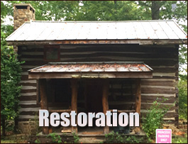 Historic Log Cabin Restoration  Coeburn, Virginia